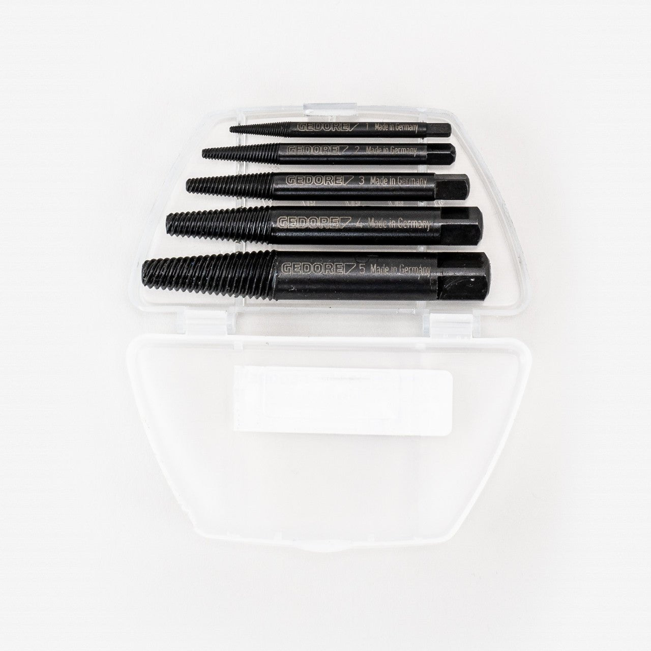 Gedore 8551 - 55 Bolt extractor set 5 pcs M3 - M18 - GR6759620 - KC Tool