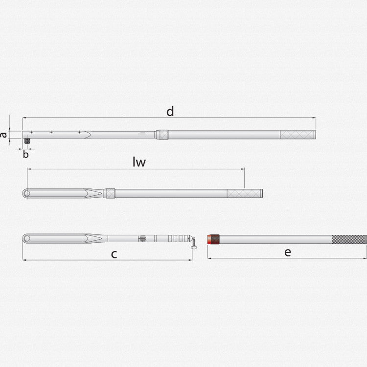 Gedore 8563 - 01 Torque wrench DREMOMETER DR 3/4" 140 - 760 Nm - GR7670180 - KC Tool