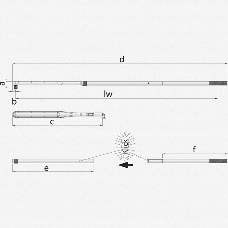 Gedore 8572 - 01 Torque Wrench DREMOMETER F 1.1/2" Drive, 1500 - 3000 Nm - GR7717160 - KC Tool