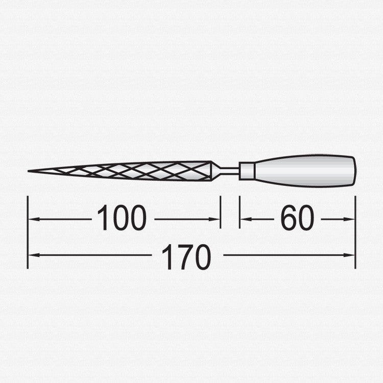 Gedore 8728 Key file set, 6 pieces - GR6771910 - KC Tool
