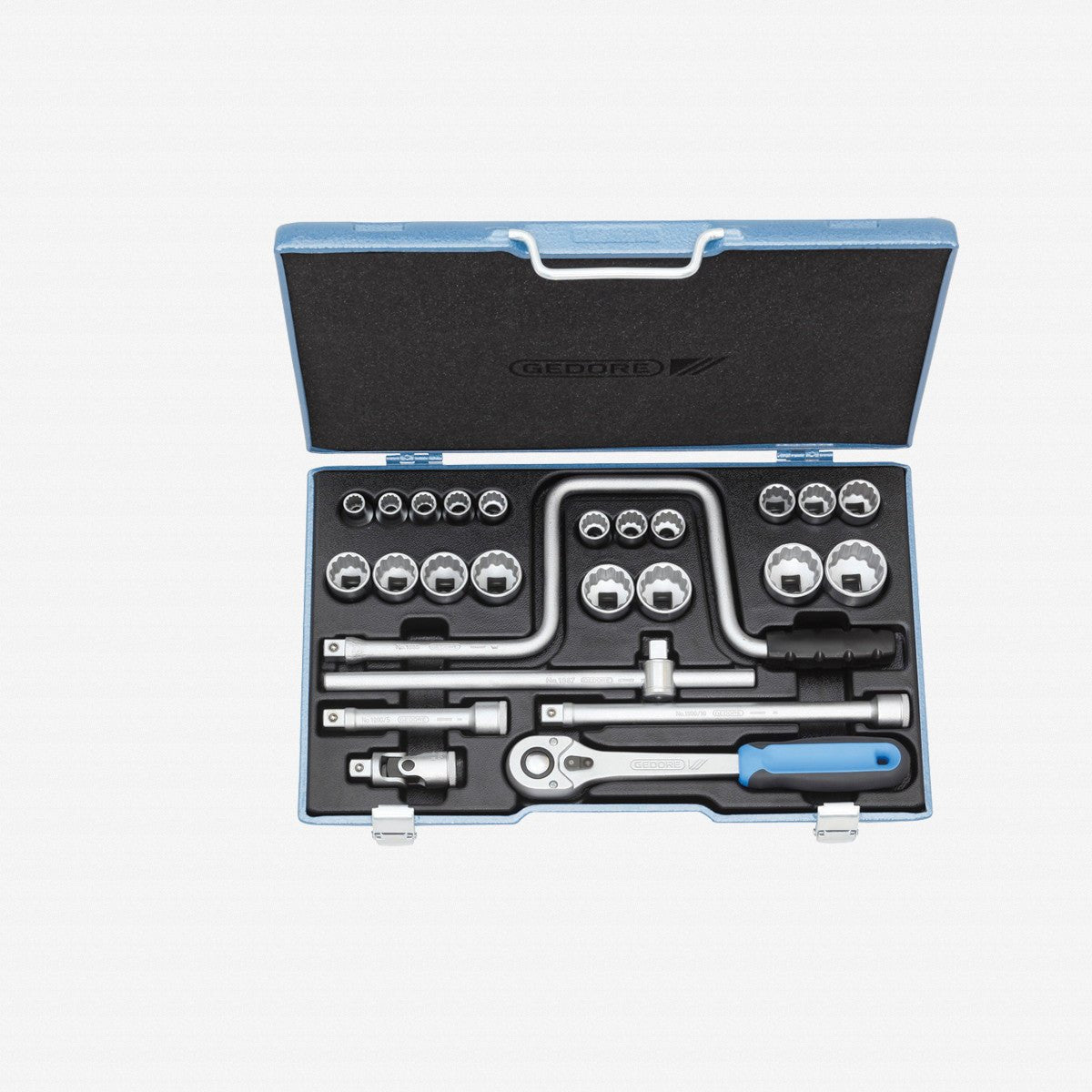 Gedore D 19 TMU - 10 Socket set 1/2" 25 pcs UD 10 - 32 mm - GR6151960 - KC Tool