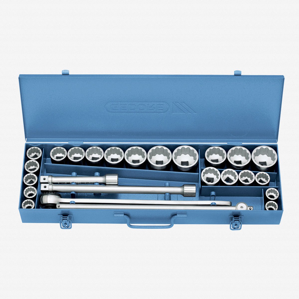 Gedore D 32 EMAU-2 Metric/SAE Socket Set, 3/4" Drive - GR6281310 - KC Tool
