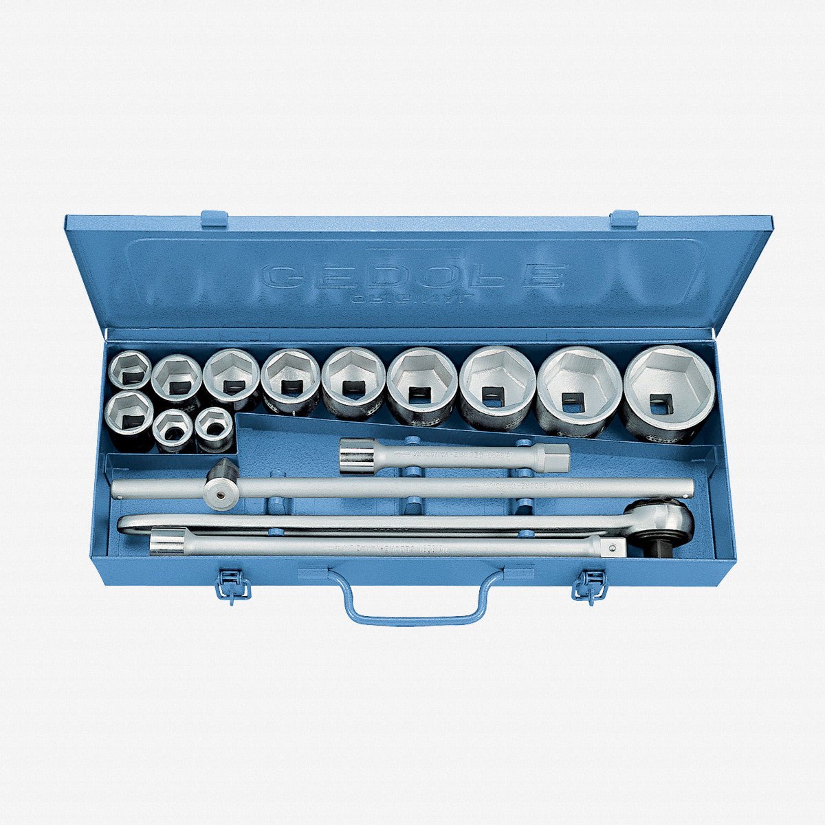 Gedore D 32 FMU - 2 Socket set 3/4" 16 pcs 22 - 60 mm - GR6281230 - KC Tool