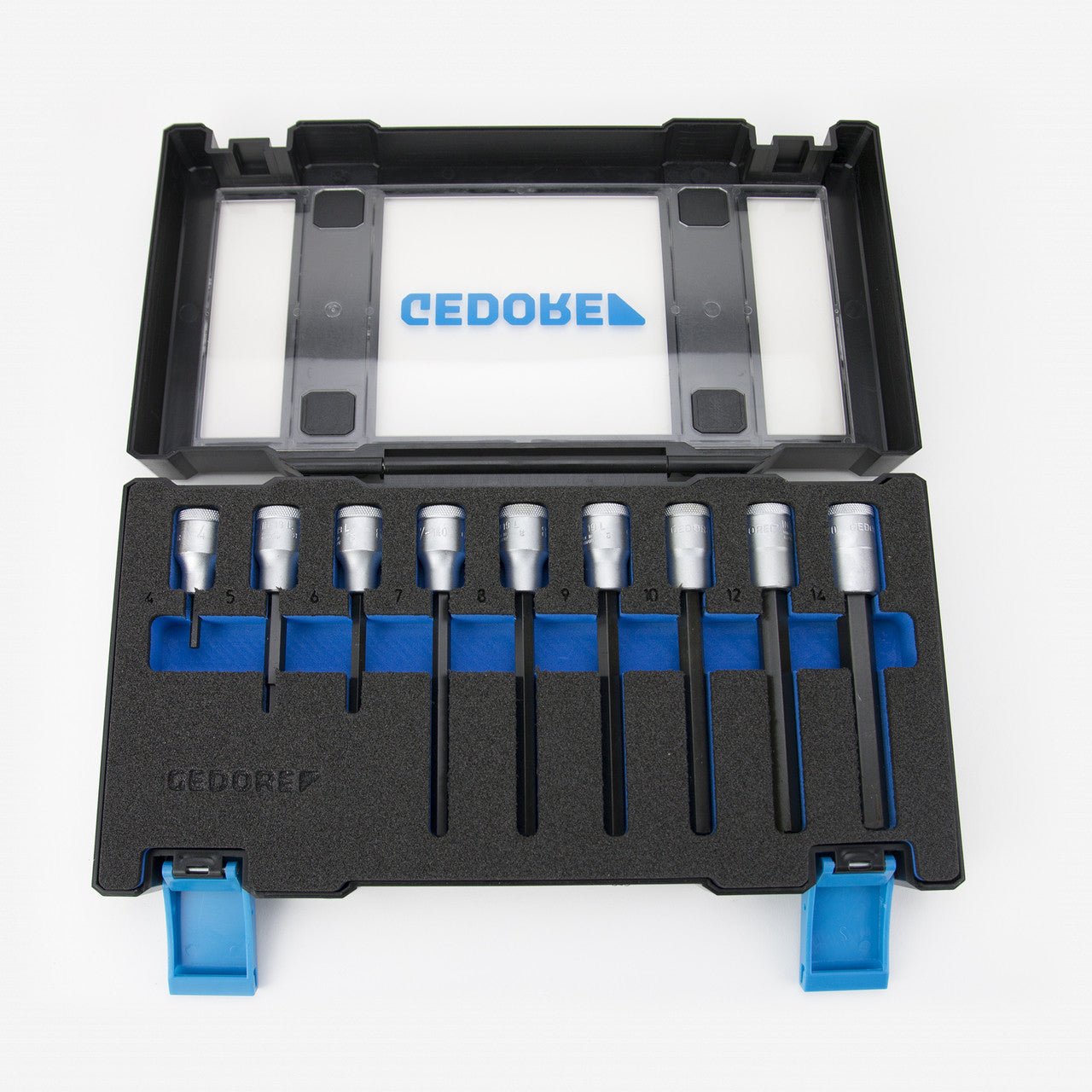 Gedore IN 19 - 009 Screwdriver Bit Socket 1/2" Drive - 9 Piece Metric Set - GR3014444 - KC Tool