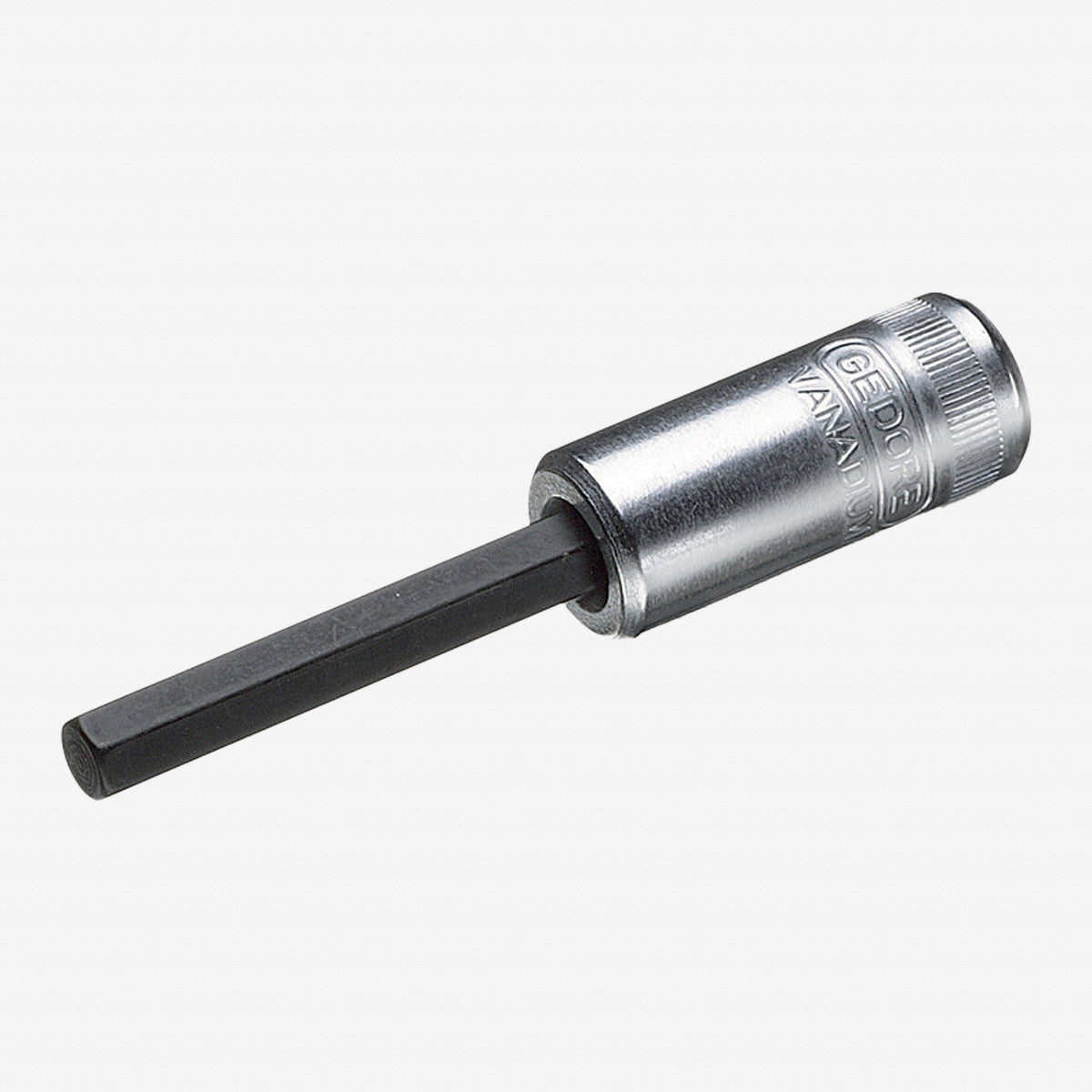 Gedore IN 20 L 8 - 60 Screwdriver bit socket 1/4" long, hex 8 mm - GR1933299 - KC Tool