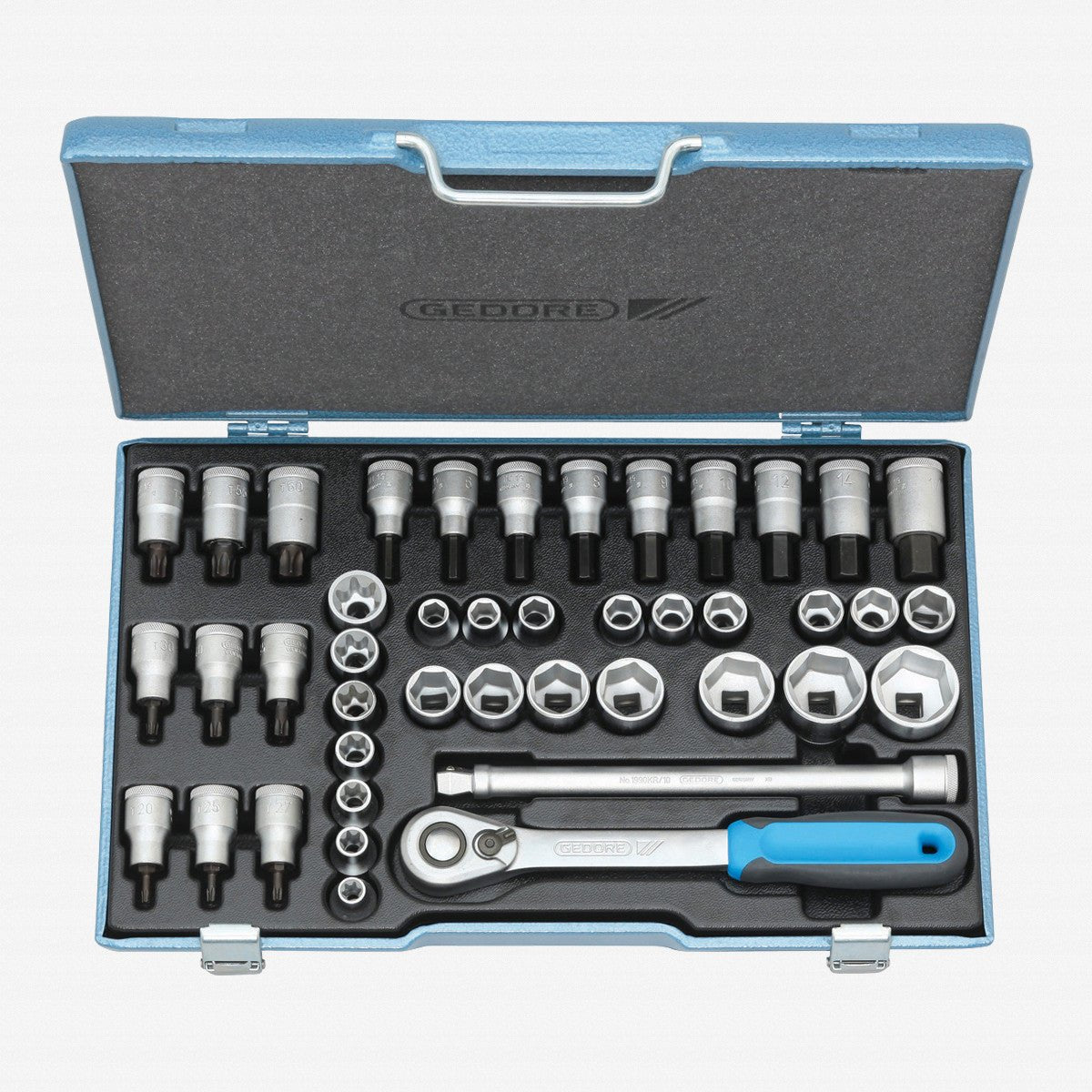 Gedore ITX 19 INU - 20 Socket set 1/2" 42 pcs - GR2546000 - KC Tool