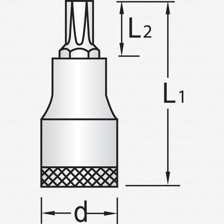 Gedore ITX 19 T20 Screwdriver bit socket 1/2" TORX T20 - GR6152930 - KC Tool