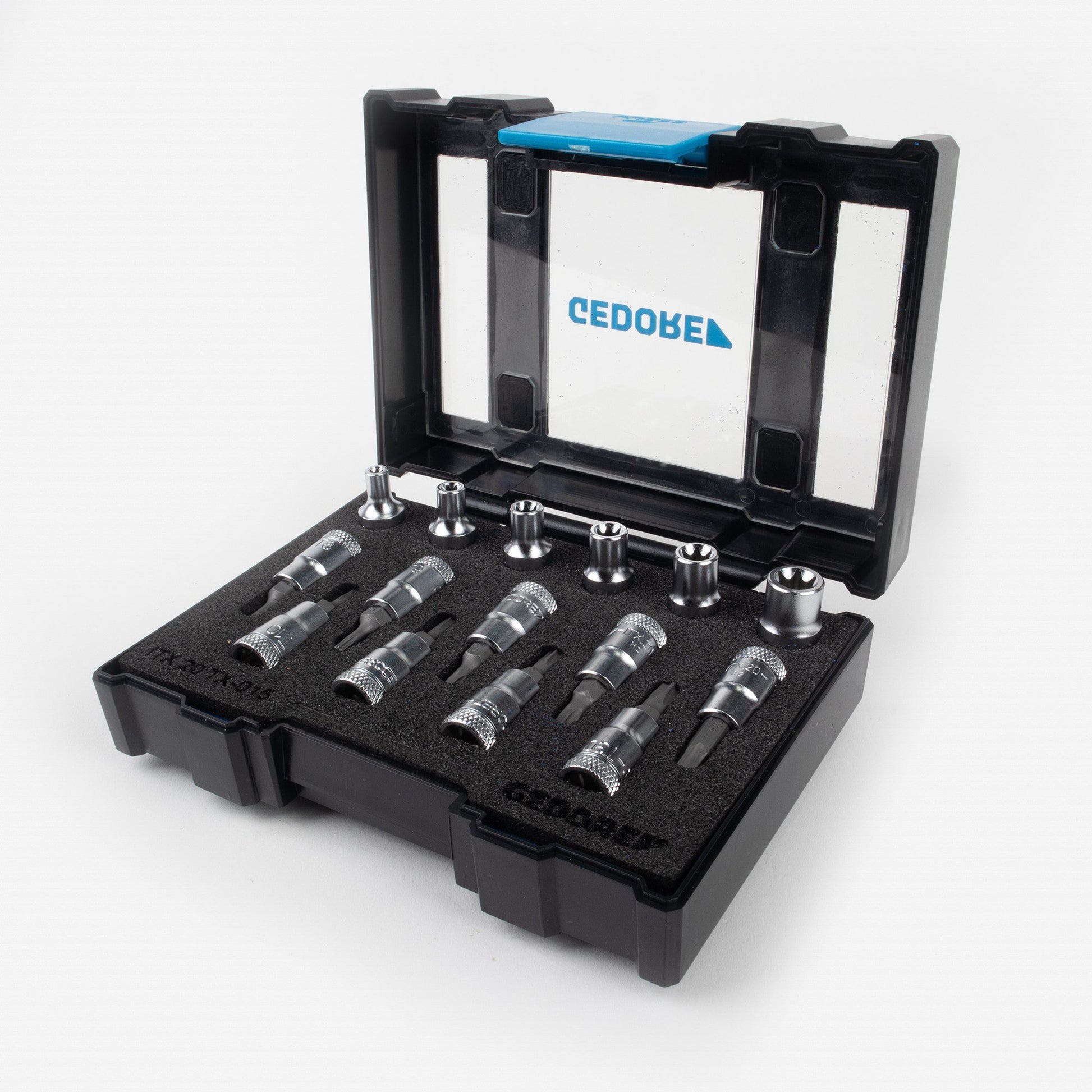 Gedore ITX 20 TX-015 Screwdriver bit socket set 1/4" 15 pcs TORX® - GR1815628 - KC Tool