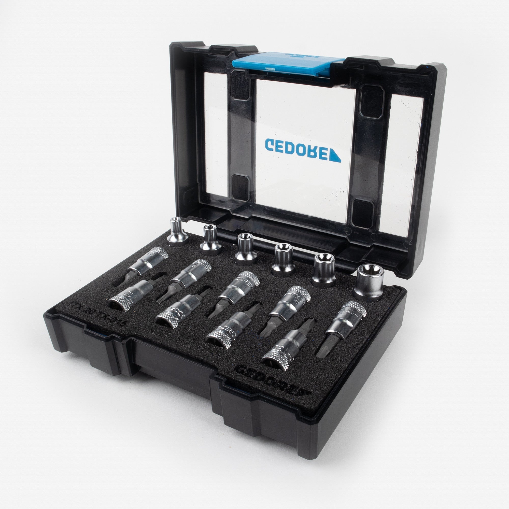 Gedore ITX 20 TX-015 Screwdriver bit socket set 1/4" 15 pcs TORX® - GR1815628 - KC Tool