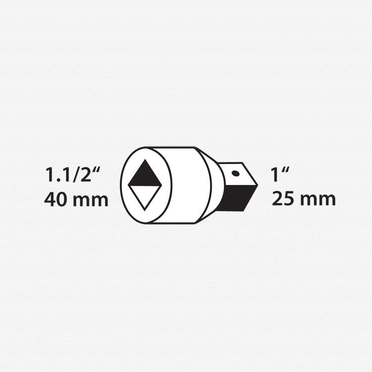 Gedore KB 3721 Impact reducer 1.1/2" to 1" - GR6676410 - KC Tool