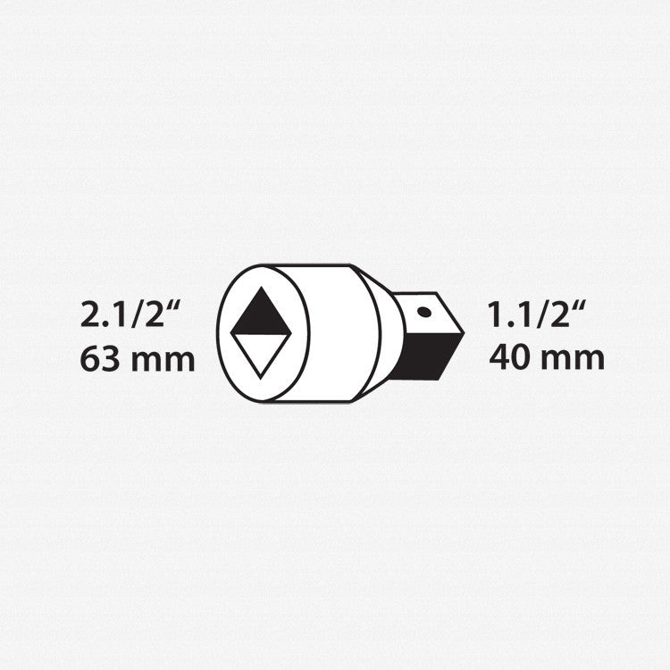 Gedore KB 6437 Impact reducer 2.1/2" to 1.1/2" - GR6699700 - KC Tool