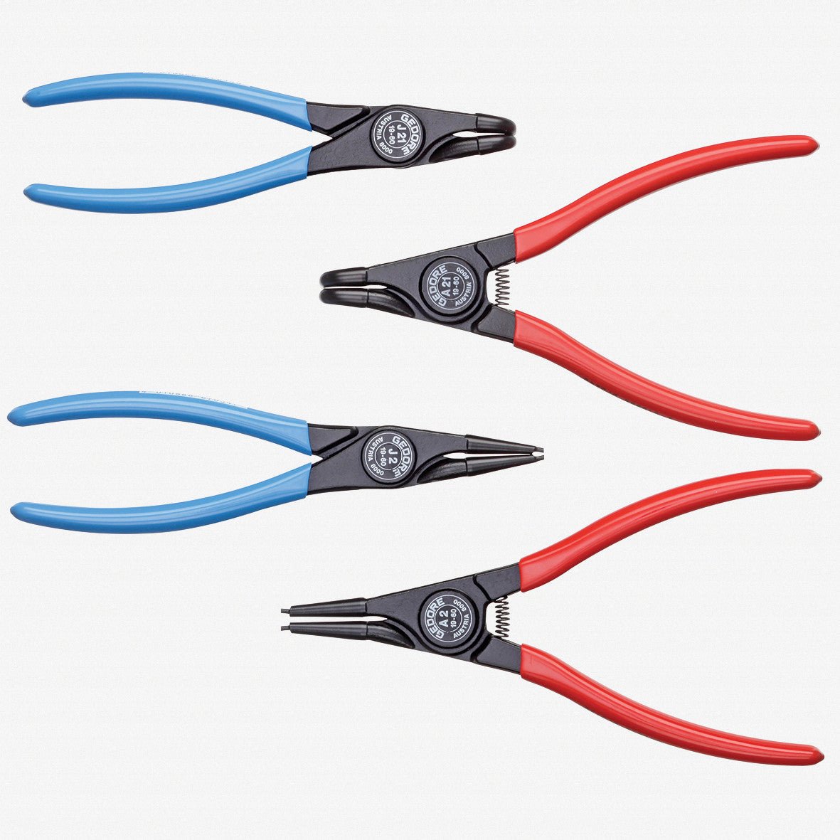 Gedore RZB1 - 11 Pliers set, 4 pcs - GR1692283 - KC Tool