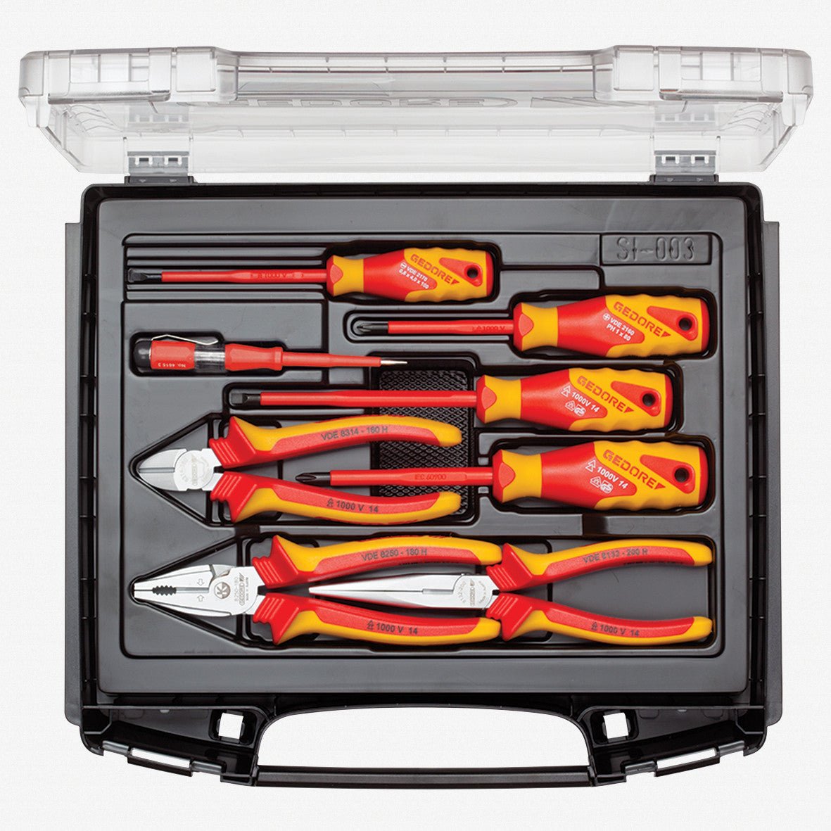 Gedore RZB1 - 17 VDE Tool set, 8 pcs - GR1828045 - KC Tool