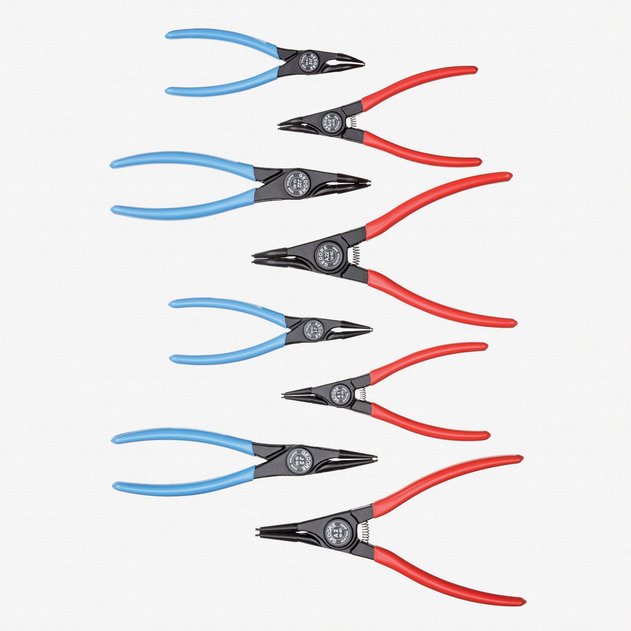 Gedore RZB1 - 19 Set of circlip pliers, 8 pcs - GR2148706 - KC Tool