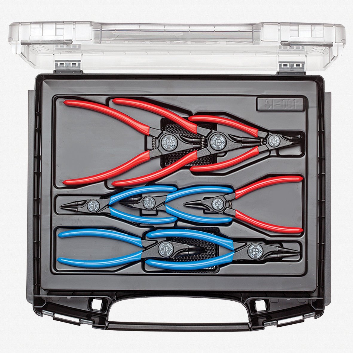 Gedore RZB1 - 3 Snap Ring Pliers Set, 8 Pieces - GR1692275 - KC Tool