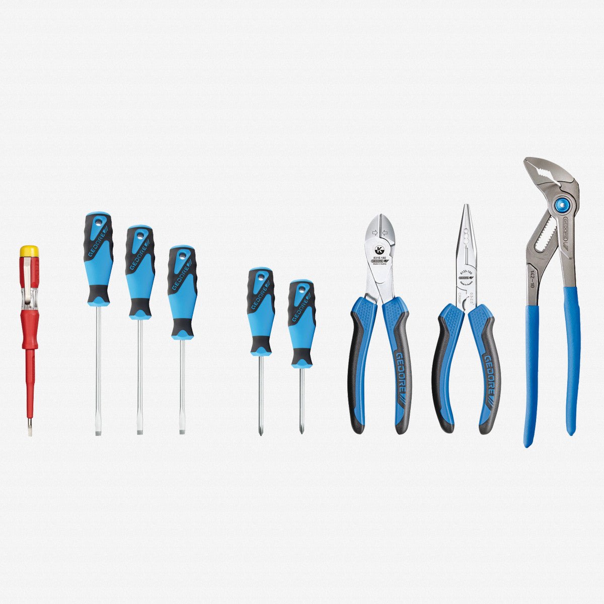 Gedore S 1100 W-001 Pliers/screwdriver assortment - GR2836211 - KC Tool