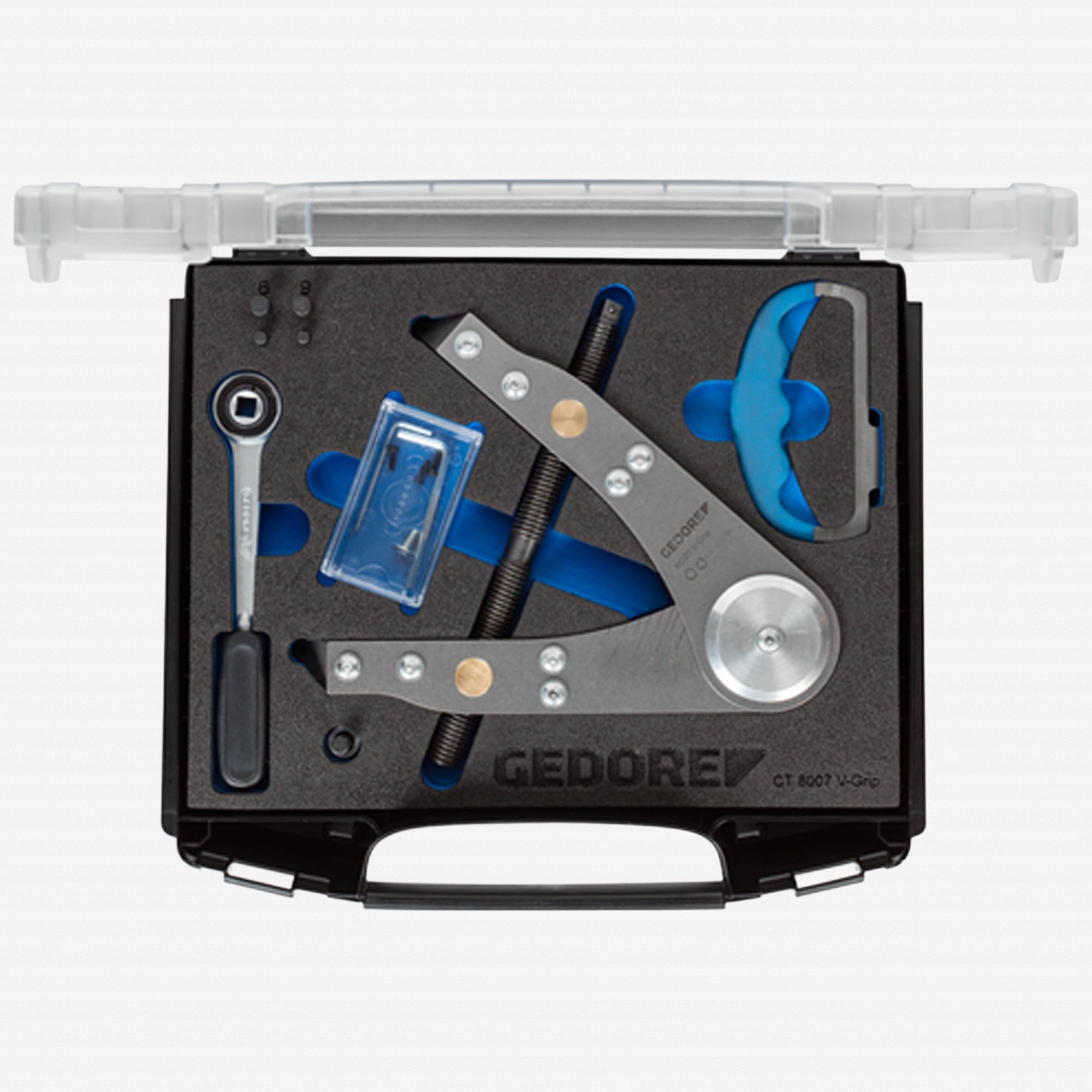 Gedore S 8007 V-GRIP Extra-Large Circlip Removal and Installation Set, 305 - 1000 mm Diameter - GR3084477 - KC Tool