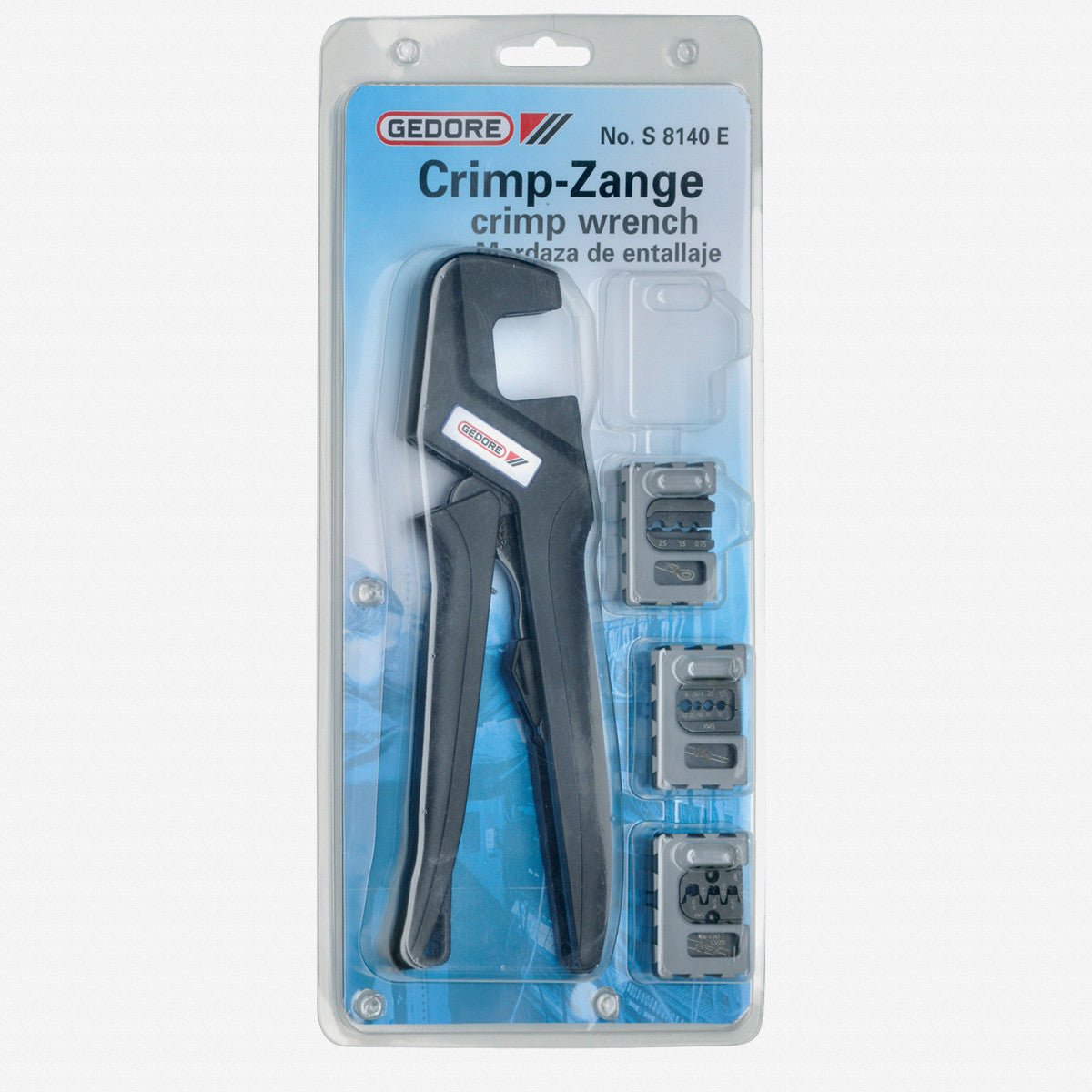 Gedore S 8140 E Crimping pliers set ELECTRONIC - GR1830899 - KC Tool