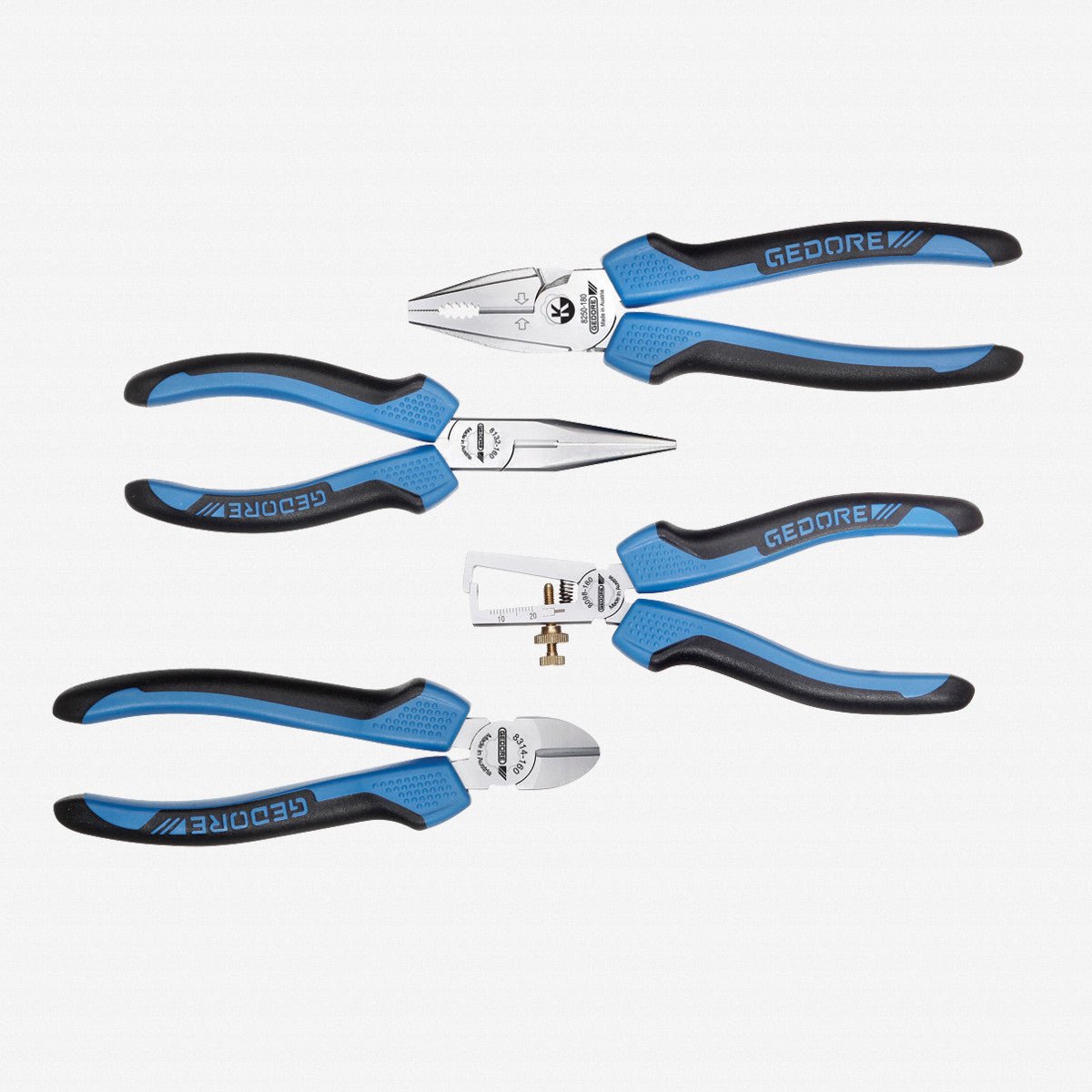 Gedore S 8200 JC Pliers set, 4 pcs - GR6730800 - KC Tool