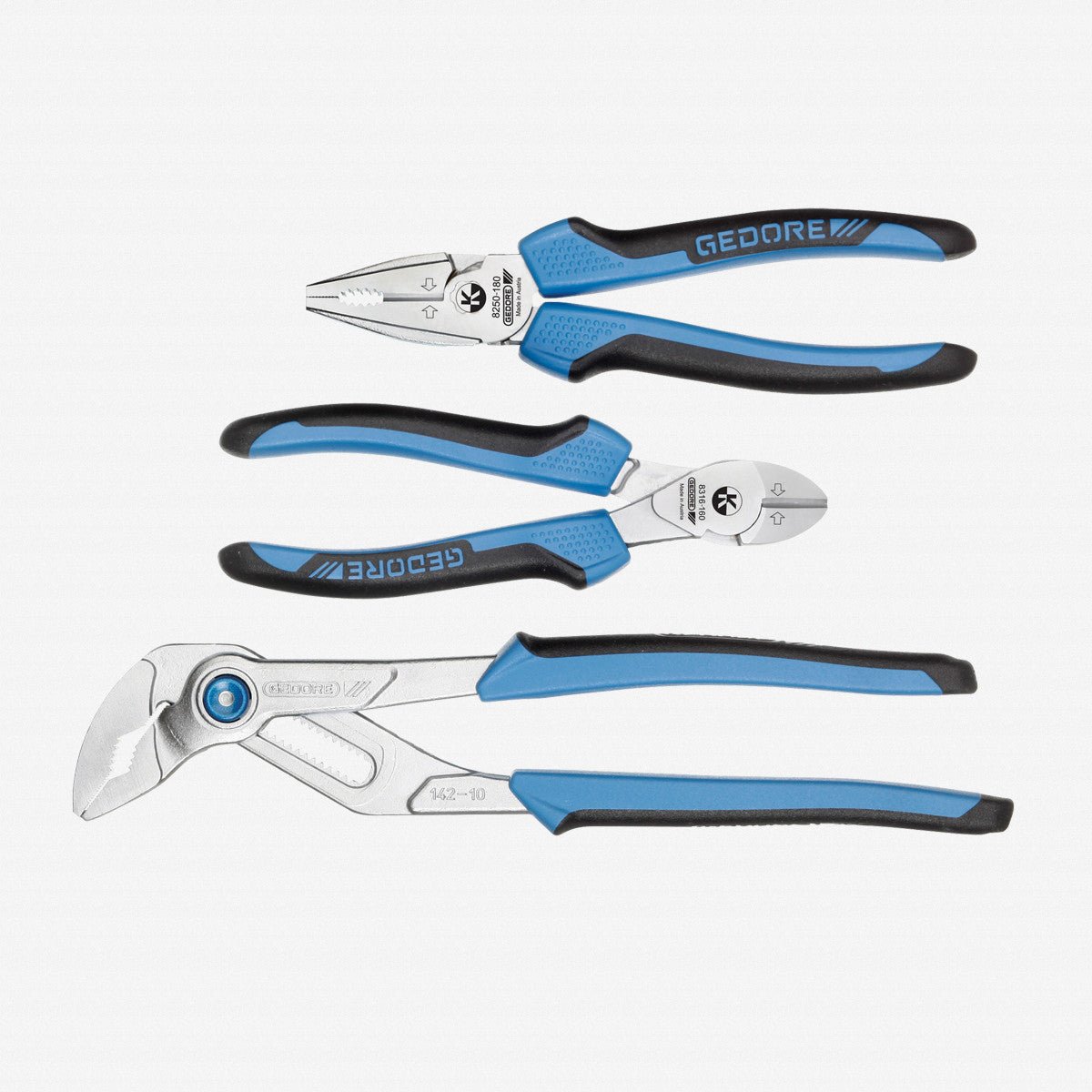 Gedore S 8303 JC Pliers set, 3 pcs - GR6703160 - KC Tool