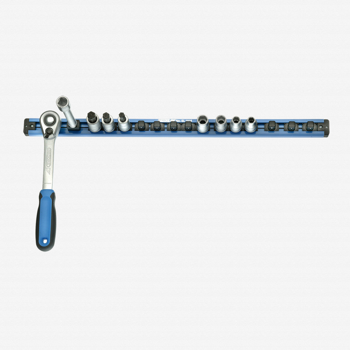Gedore SL 1916 Tool holding rail 1/2", magnetic, 580 mm - GR1761102 - KC Tool
