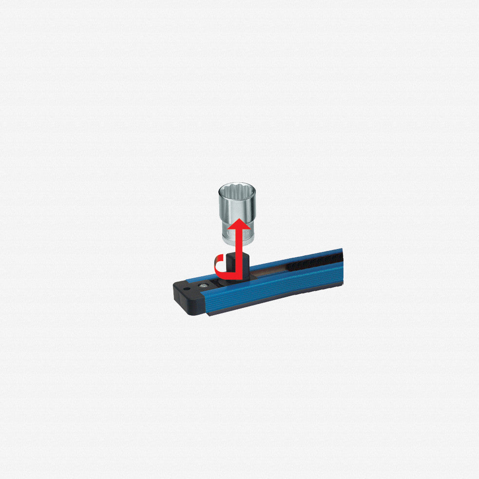 Gedore SL 1916 Tool holding rail 1/2", magnetic, 580 mm - GR1761102 - KC Tool