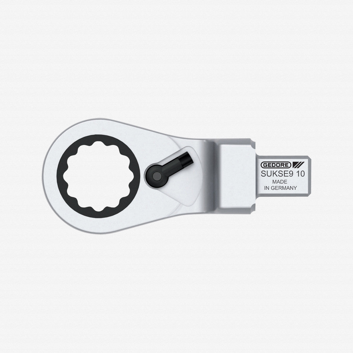 Gedore SUKSE9 10 Rectangular ring ratchet spanner, reversible SE 9x12, 10 mm - GR2827735 - KC Tool
