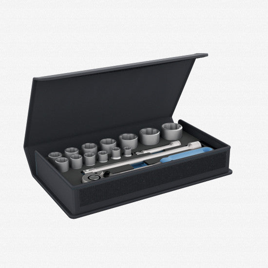 Gedore TC 19 - MU - 10 Socket Set 1/2" Drive, 16 pcs - GR3085023 - KC Tool