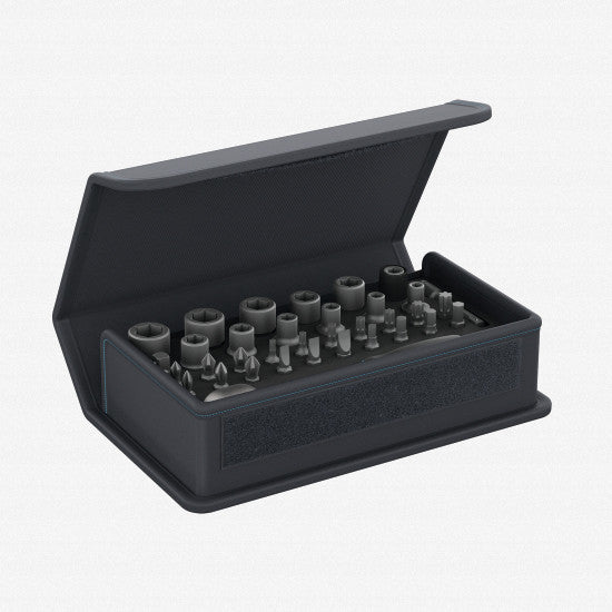 Gedore TC 666-MU-20 Bit Box with 1/4" Drive Ratchet, 35 pcs - GR3085015 - KC Tool