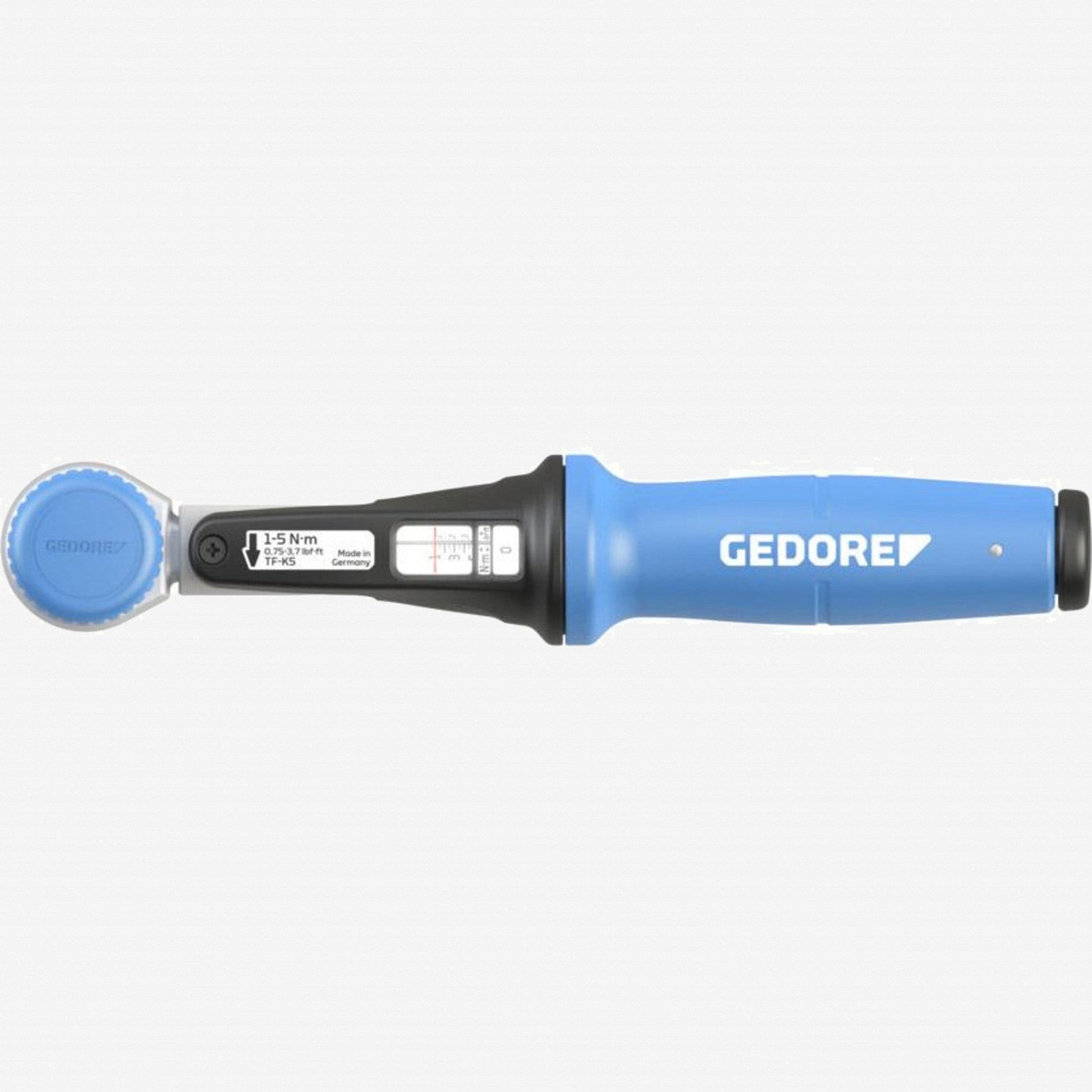 Gedore TF-K5 Torcofix K Ratcheting Torque Wrench, 1/4" Drive, 1 - 5 Nm - GR3288226 - KC Tool