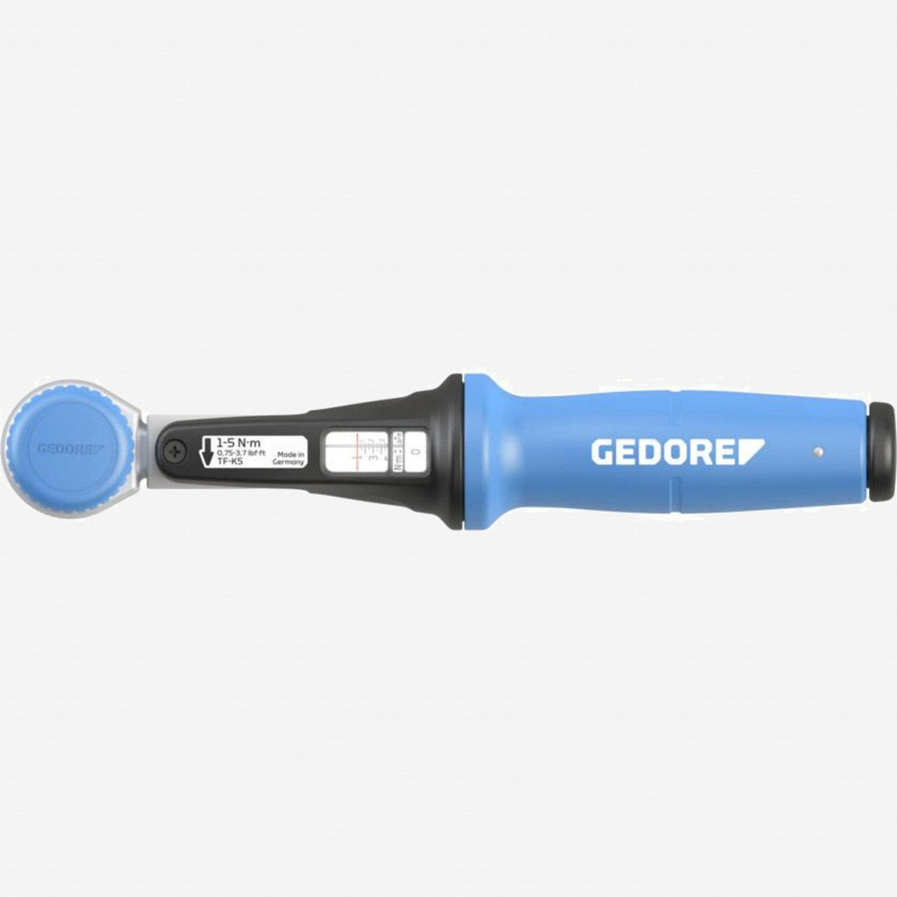 Gedore TF - K5 Torcofix K Ratcheting Torque Wrench, 1/4" Drive, 1 - 5 Nm - GR3288226 - KC Tool