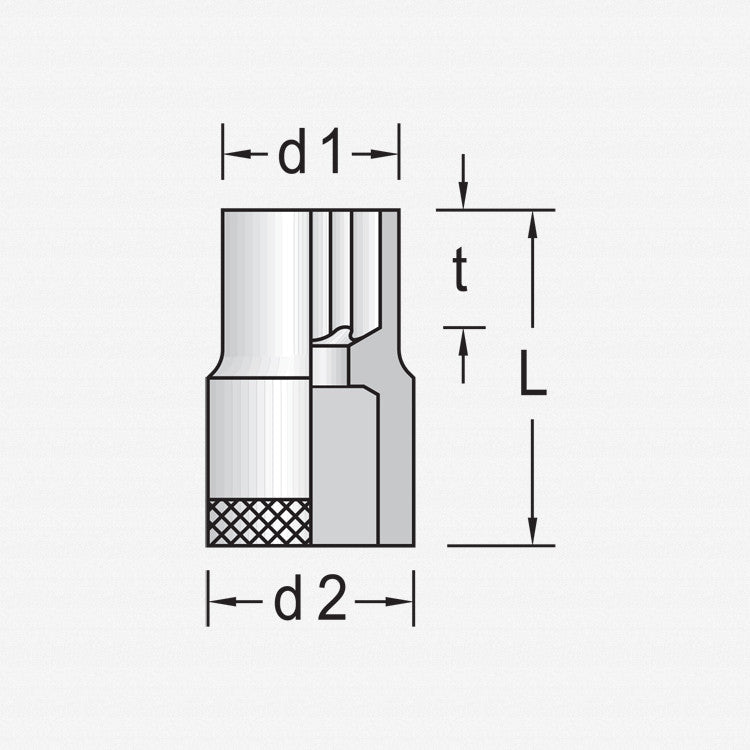 Gedore TX 19 E10 Socket 1/2" TORX E10 - GR6145720 - KC Tool
