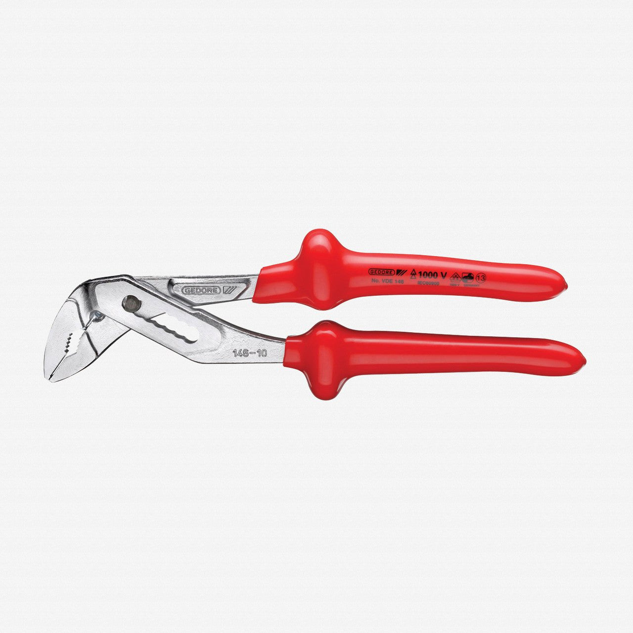 Gedore VDE 146 10 VDE Universal pliers 10", 7 settings - GR6120140 - KC Tool