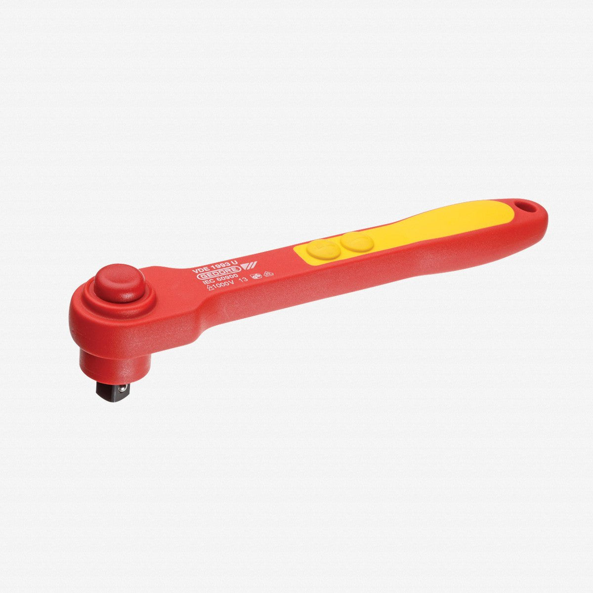 Gedore VDE 1993 U VDE Reversible ratchet 1/2" - GR6123910 - KC Tool