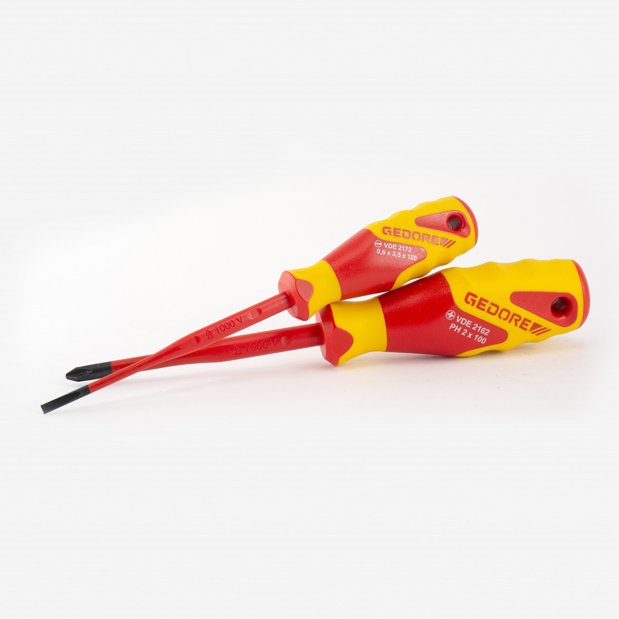 Gedore VDE 2162-2172 PH-02 SLIM DRIVE 2 Pc Insulated Screwdriver Set - GR2928736 - KC Tool