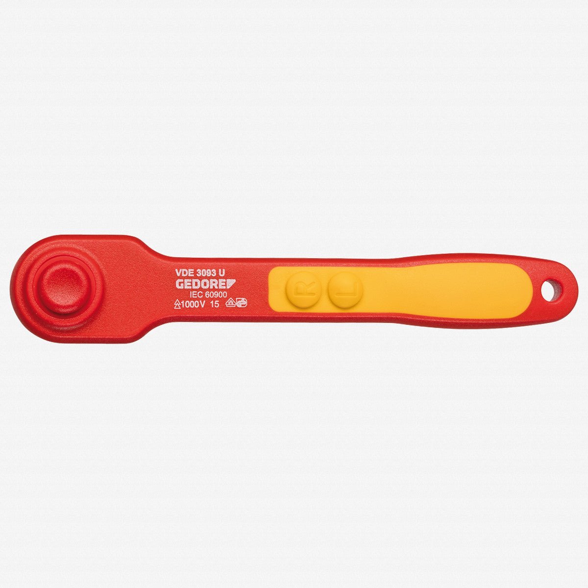 Gedore VDE 3093 U VDE Reversible ratchet 3/8" - GR2946599 - KC Tool