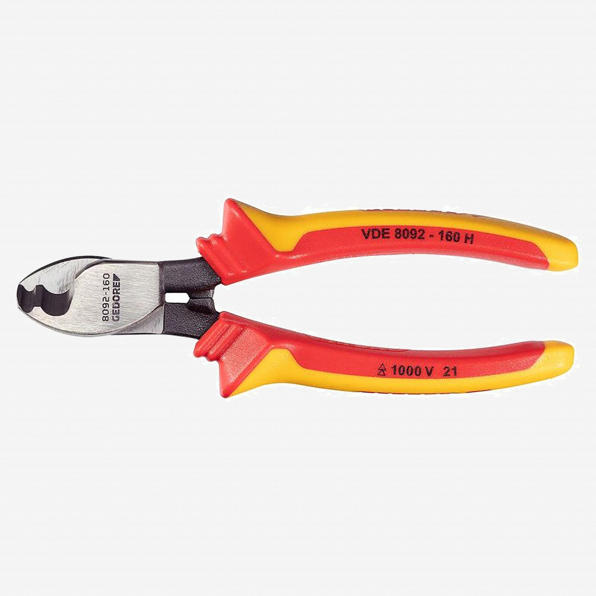 Gedore VDE 8092-160 H VDE Cable Shears, 170 mm - GR3412407 - KC Tool