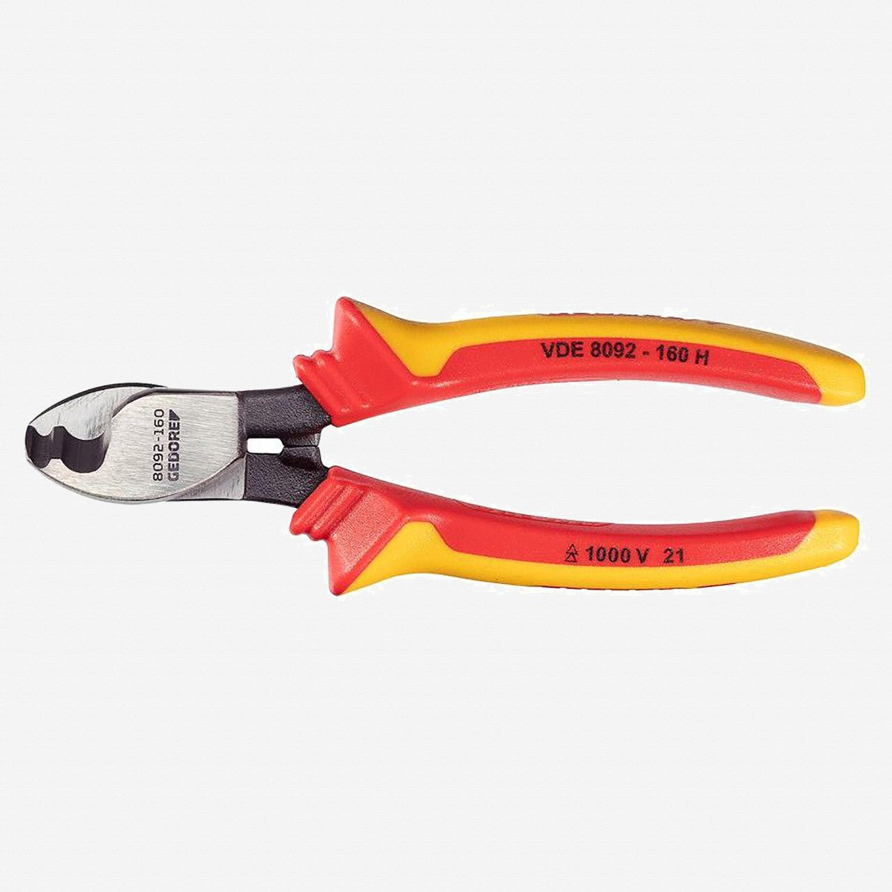 Gedore VDE 8092 - 160 H VDE Cable Shears, 170 mm - GR3412407 - KC Tool