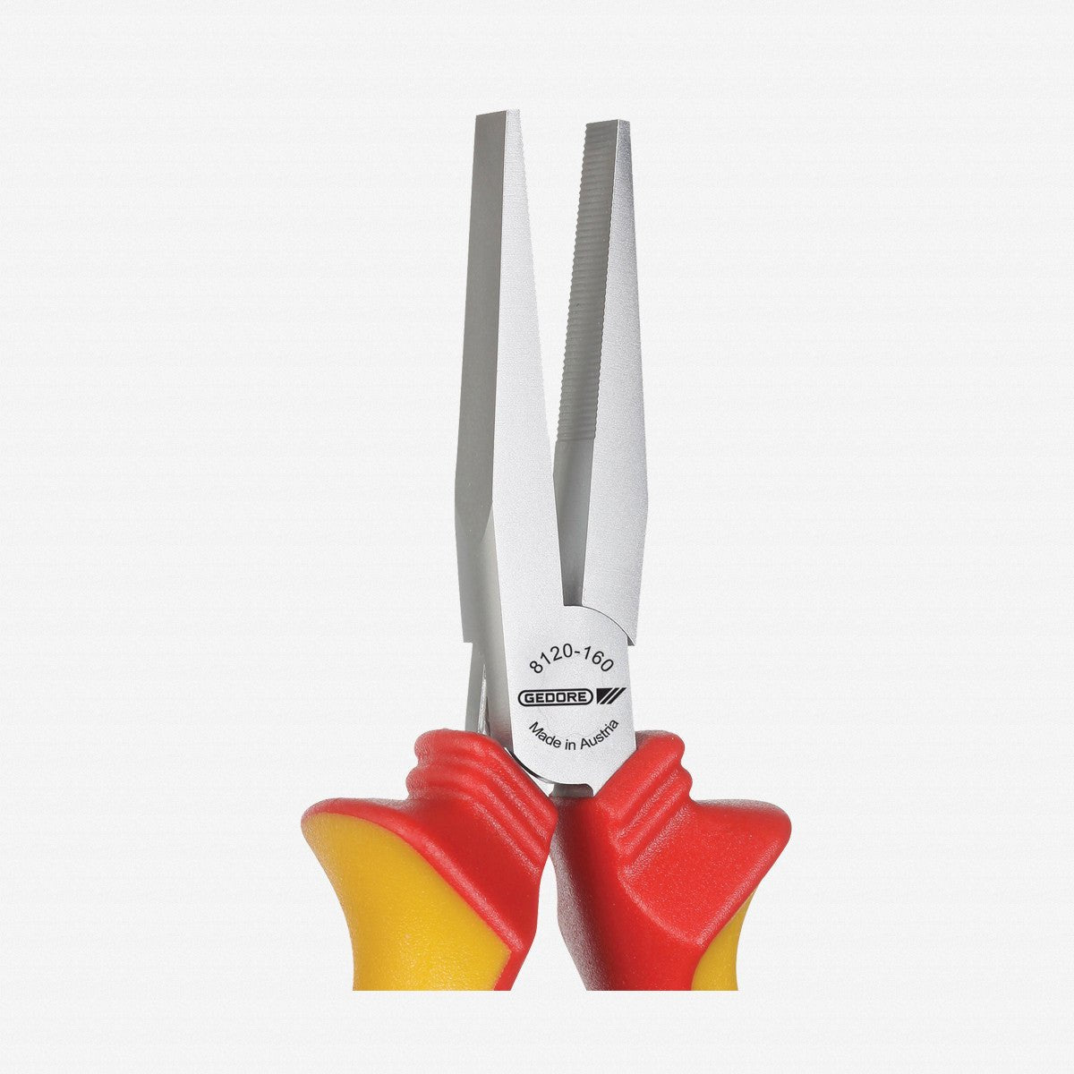 Gedore VDE 8120-160 H VDE Flat nose pliers with VDE insulating sleeves - GR1552090 - KC Tool