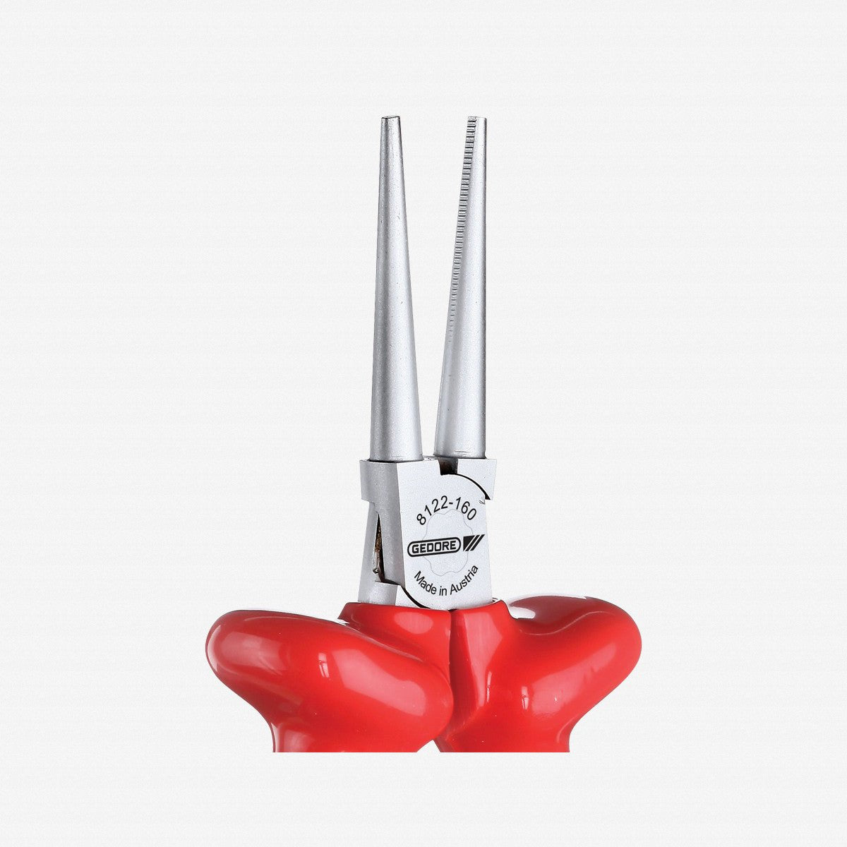 Gedore VDE 8122-160 VDE Round nose pliers with VDE dipped insulation - GR6717110 - KC Tool
