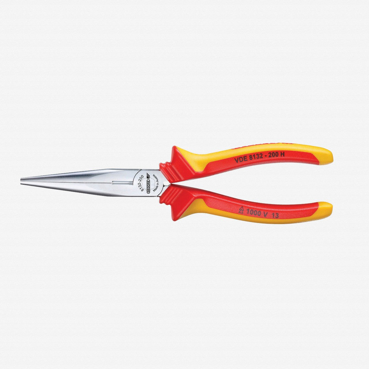 Gedore VDE 8132 - 200 H VDE Telephone pliers with VDE insulating sleeves 200 mm - GR1552120 - KC Tool