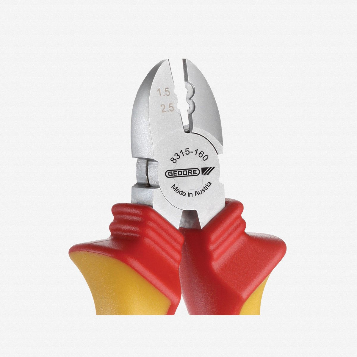 Gedore VDE 8315 - 160 H VDE Electricians' side cutter with VDE insulating sleeves 160 mm - GR1742582 - KC Tool