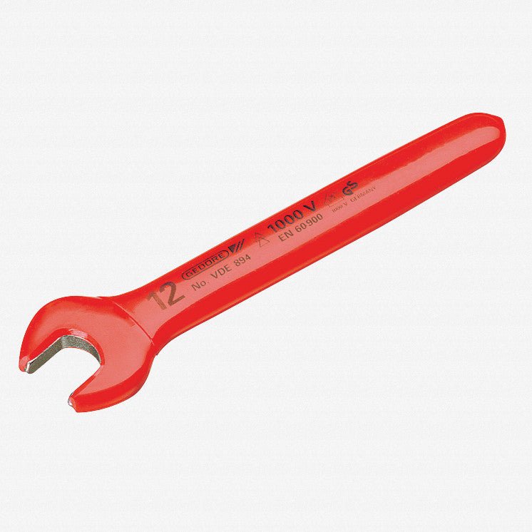 Gedore VDE 894 15 VDE Single open ended spanner 15 mm - GR6572630 - KC Tool
