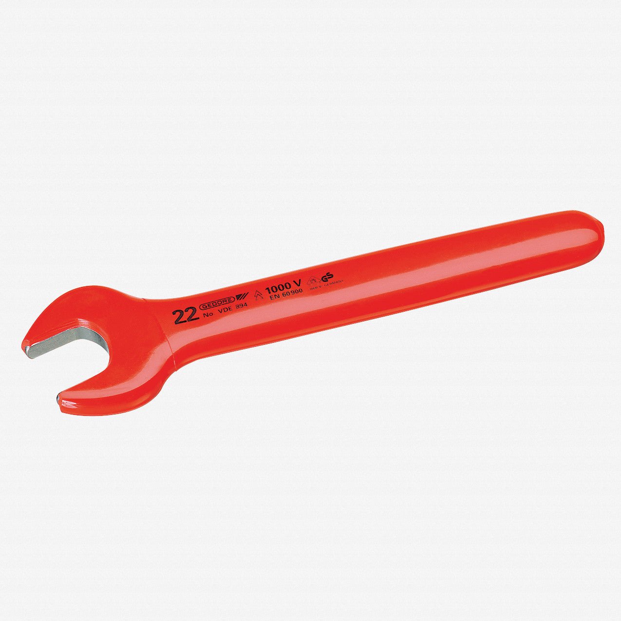 Gedore VDE 894 22 VDE Single open ended spanner 22 mm - GR6573280 - KC Tool