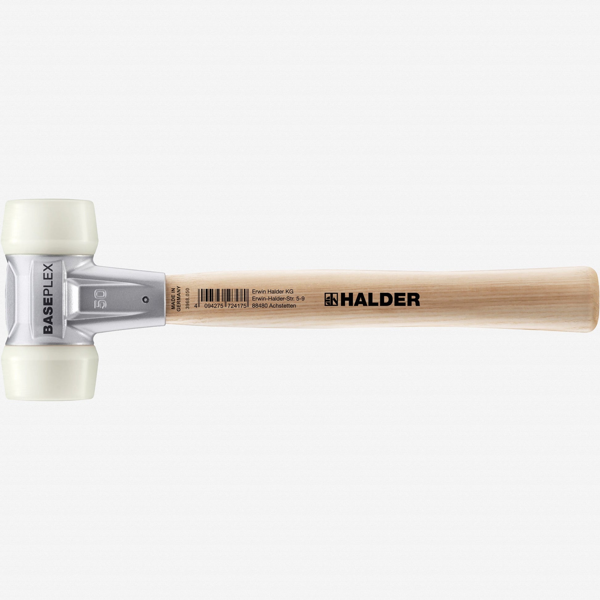 Halder Baseplex Mallet with Nylon Face Inserts and Zinc Die Cast Housing, 1.97" / 33.16 oz. - HA3908.050 - KC Tool
