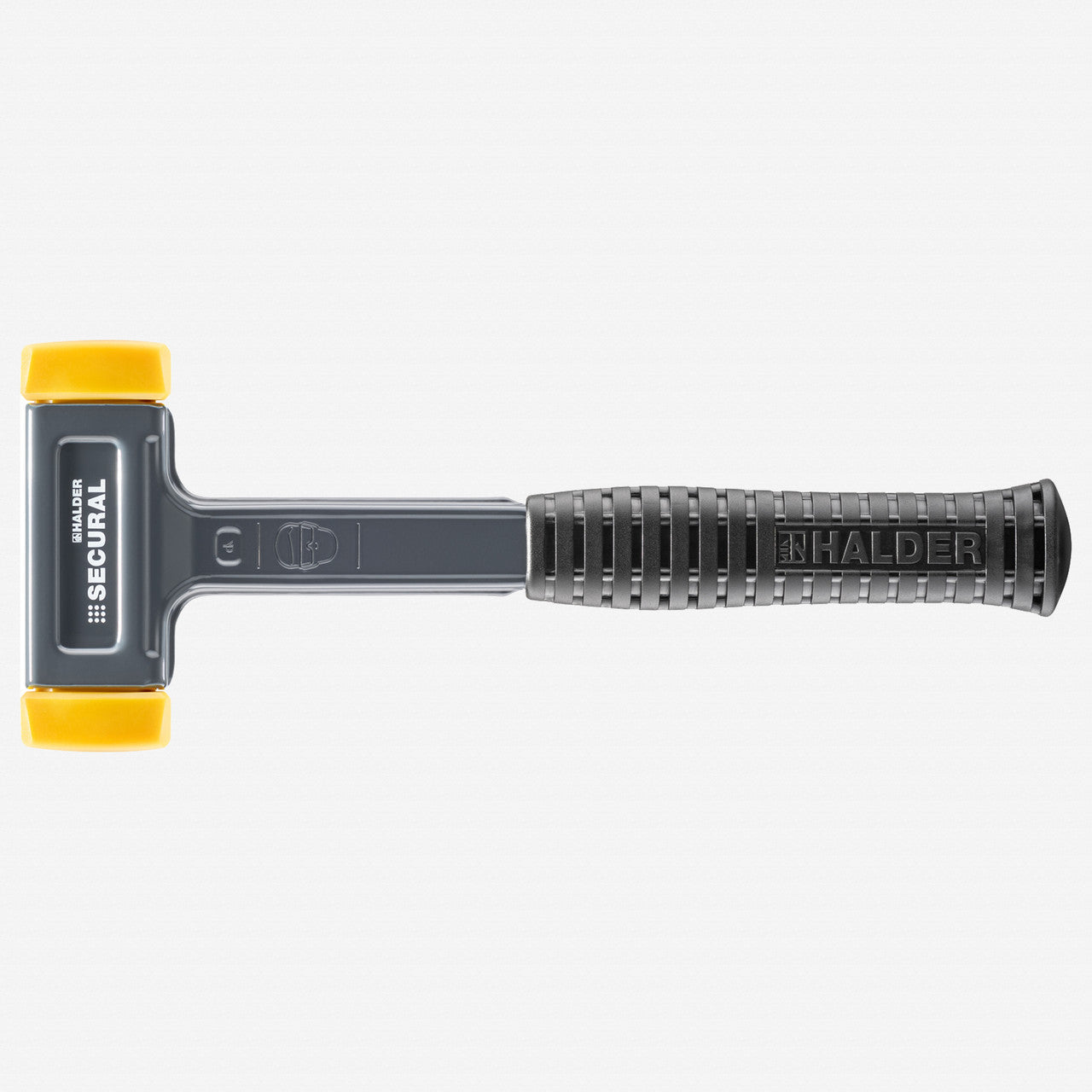 Halder Secural Dead Blow Hammer with Polyurethane Face Inserts and Steel Housing, 1.57" / 23.99 oz. - HA3380.040 - KC Tool