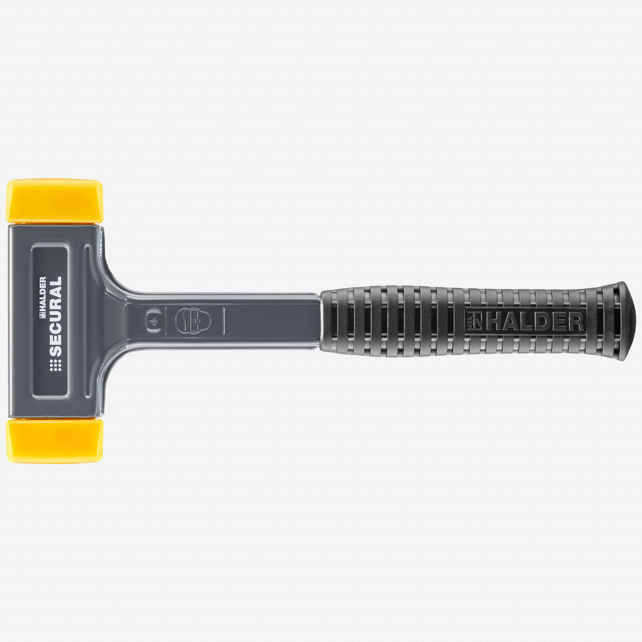 Halder Secural Dead Blow Hammer with Polyurethane Face Inserts and Steel Housing, 1.77" / 35.27 oz. - HA3380.045 - KC Tool