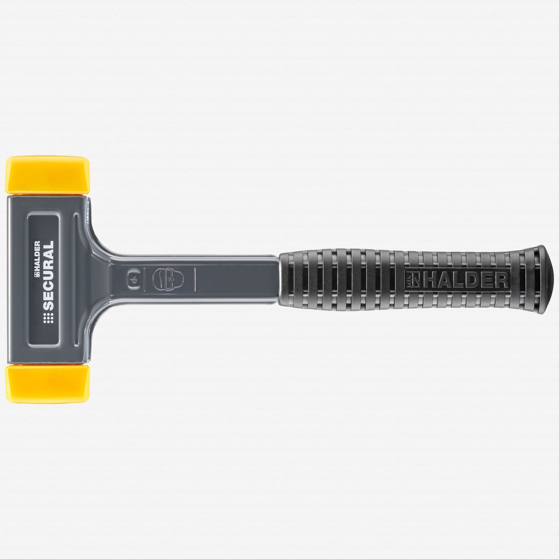 Halder Secural Dead Blow Hammer with Polyurethane Face Inserts and Steel Housing, 1.77" / 35.27 oz. - HA3380.045 - KC Tool
