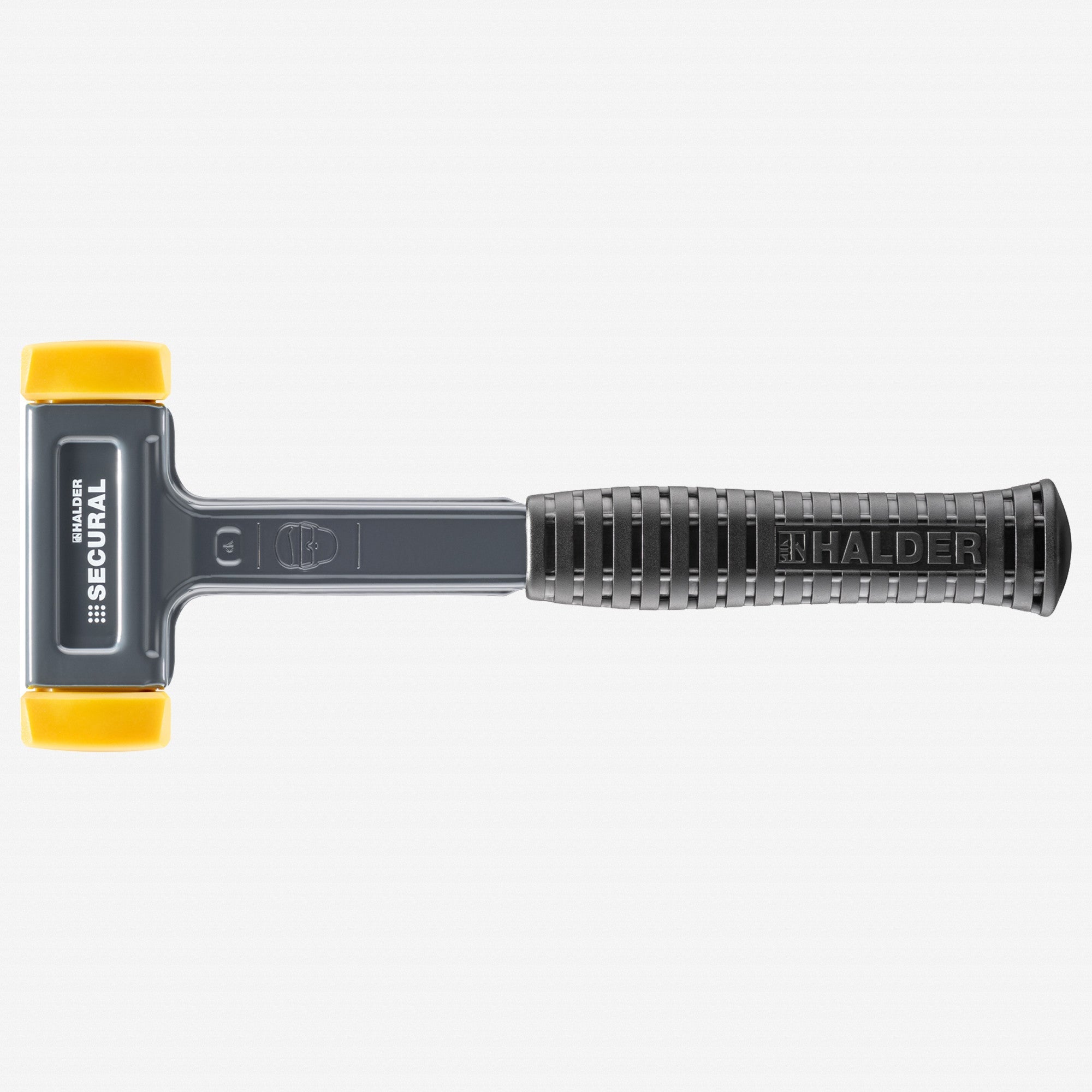 Halder Secural Dead Blow Mallet with Polyurethane Face Inserts and Steel Housing, 1.57" / 23.99 oz. - HA3380.040 - KC Tool