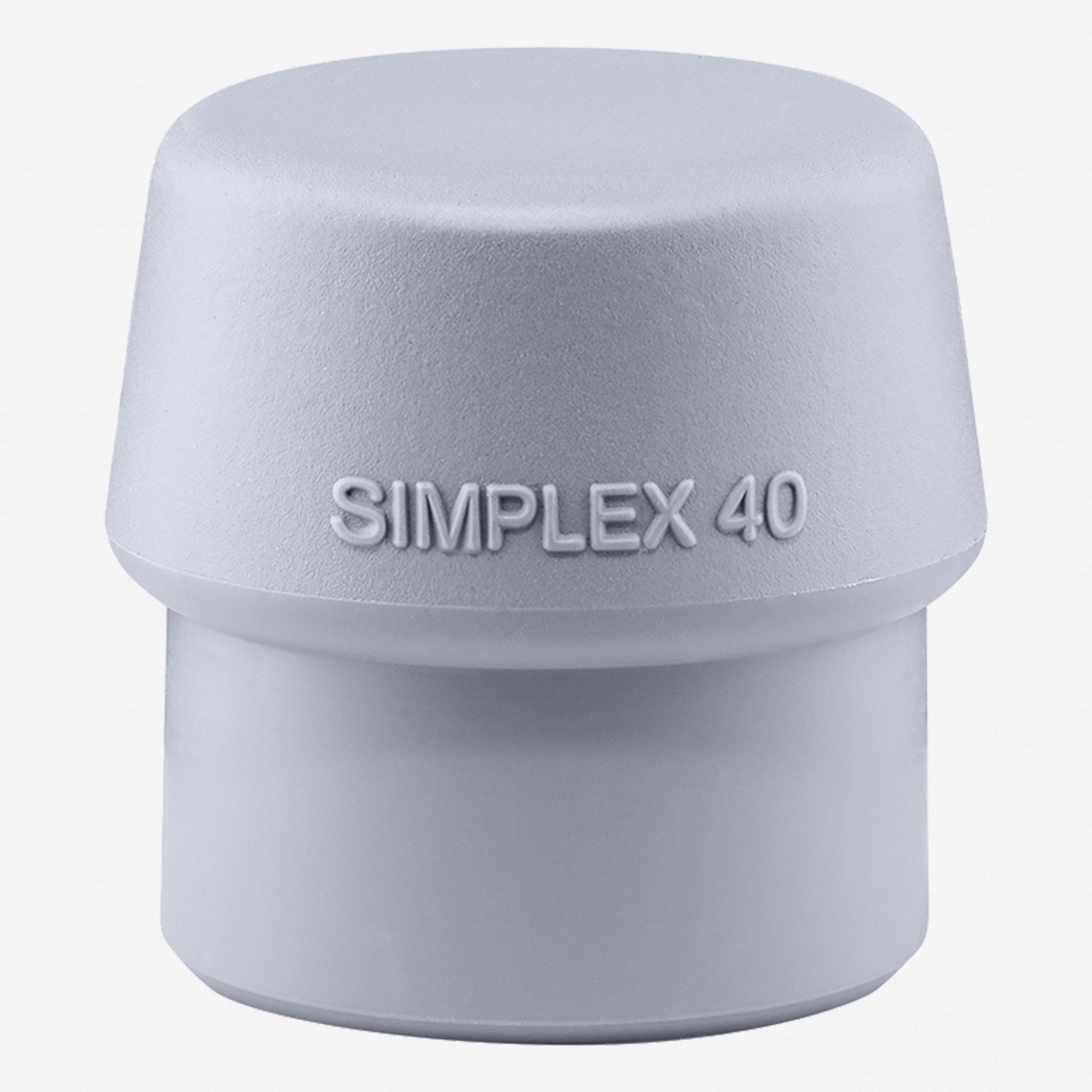 Halder Simplex Mid Gray Rubber Replacement Face Insert, Non-Marring, 1.57" - HA3203.040 - KC Tool
